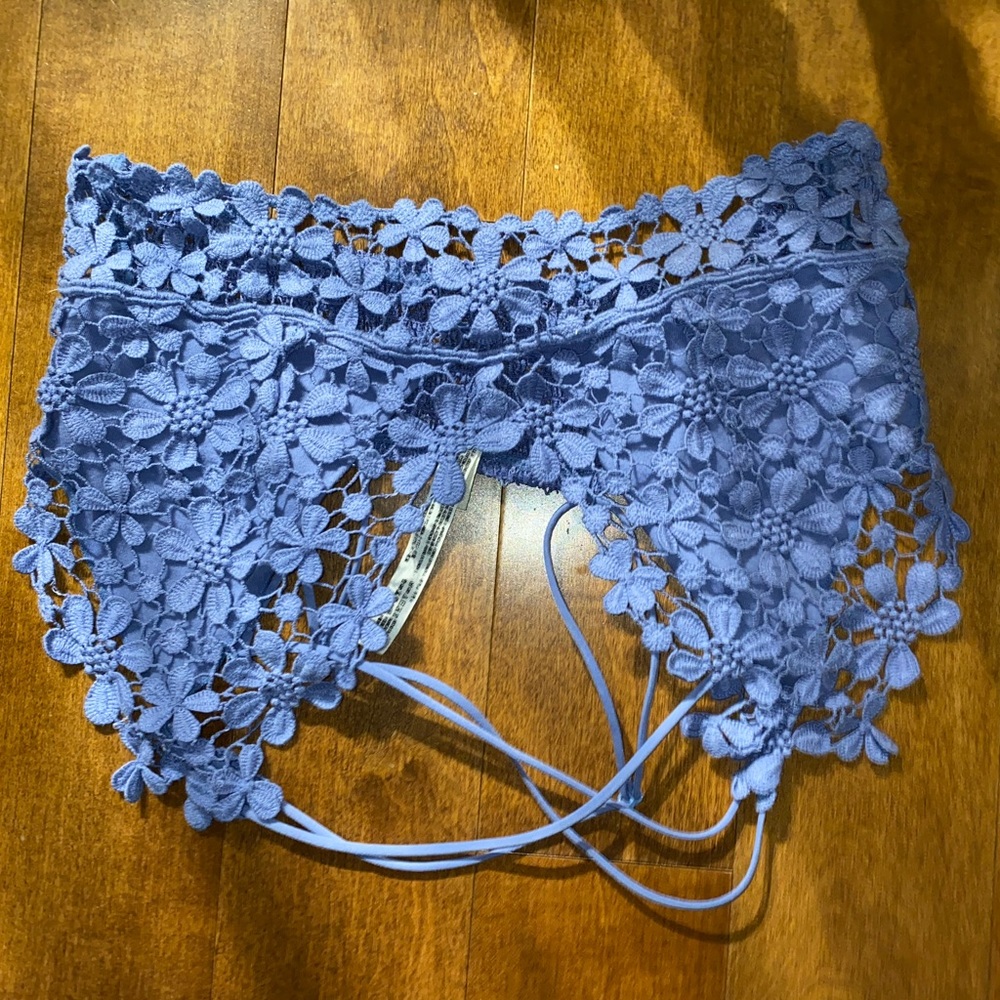 blue free people bralette